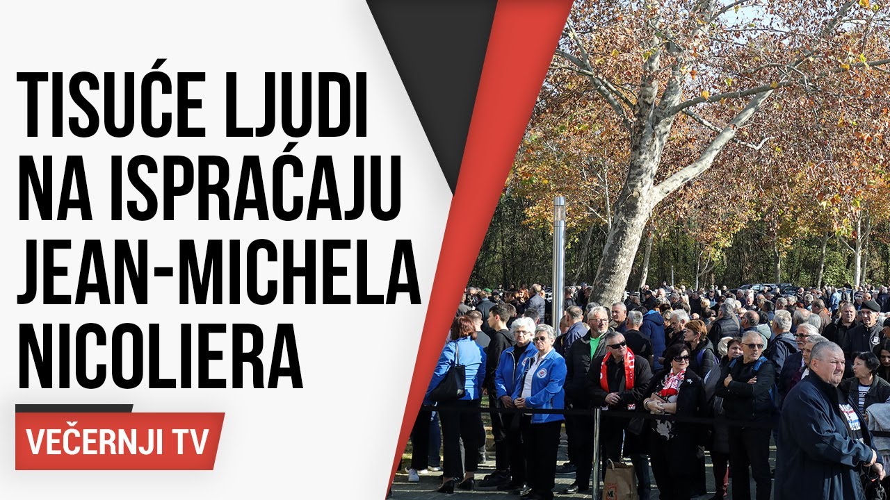 Tisuće ljudi došlo se pokloniti Jean-Michelu Nicolieru: Pogledajte prizore iz Vukovara