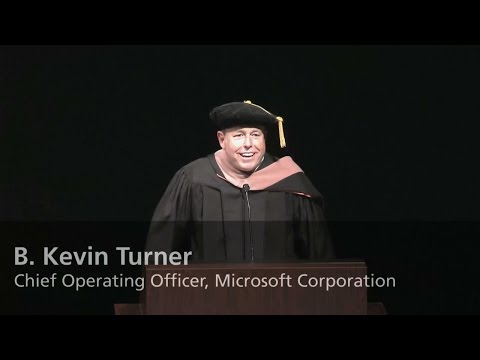 Kevin Turner graduation speech at UW Foster School of Business 