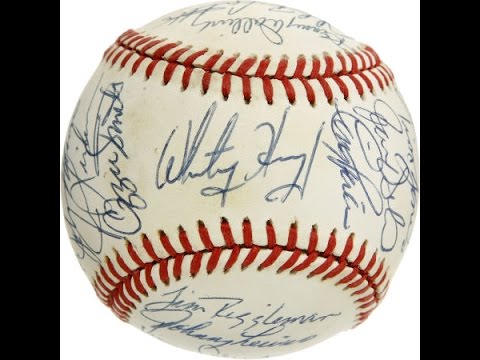 1989 St. Louis Cardinals Team Signed National League Baseball - YouTube