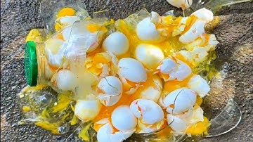 Rolling colorfull bottle on the stair 🌈👻 #asmr #crushingsoftthings #crushingcrunchythings