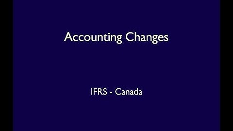 Module 5, V1 - Accounting Policies, Change in Accounting Estimates and Errors - IAS 8