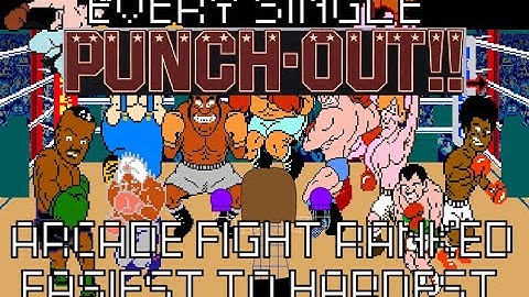 Every single Punch Out arcade fight ranked from easiest to hardest