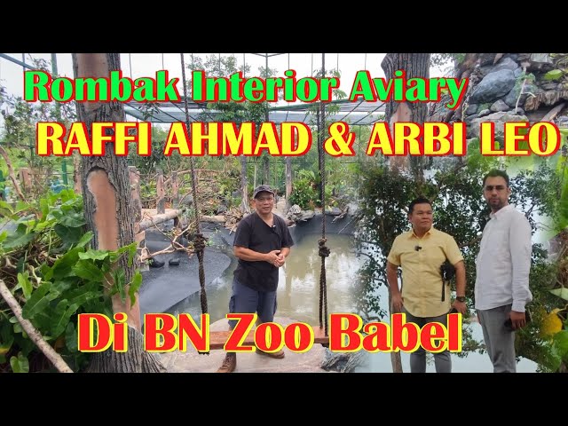 Rombak Interior Aviary RAFFI AHMAD & ARBI LEO di BN Zoo Babel class=