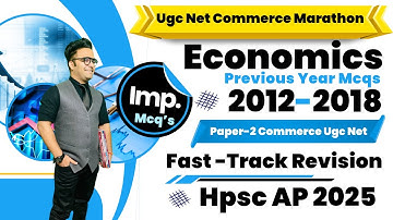 Complete Economics Previous Year Mcqs || Business Economics Ugc Net Commerce