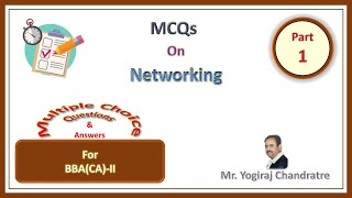 MCQs - 1 on Networking | Computer Networking | Multiple Choice Questions