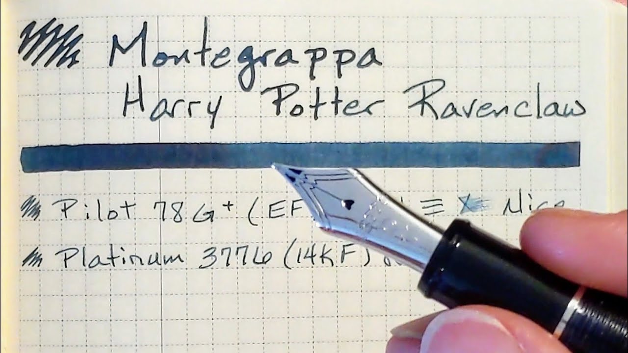 Ink Review #623: Montegrappa Harry Potter Ravenclaw Blue — Fountain Pen  Pharmacist