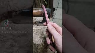 cedar wood spoon I whittled out #whittling cedar wood spoon I whittled out #whittling