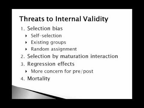 9-threats to internal validity