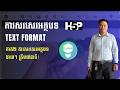 Part 2 - How to create Text Format in Lumi Interactive Content with H5P