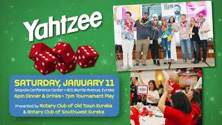 Rotary Clubs of Old Town and Southwest Eureka   Yahtzee 2025 TV Ad