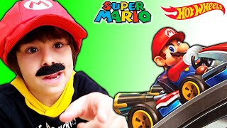 Carreras Super Mario Bros con Dani y Evan!!