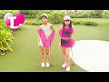 🏌️‍♀️ Hole-in-One?! Lucia’s Mini Golf Challenge 💕 | Kids Fun Shorts