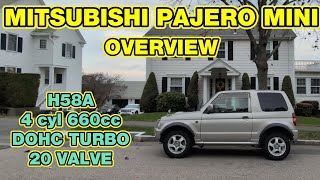 Mitsubishi Pajero Mini Twincam Turbo Overview - It's nice and civilized!