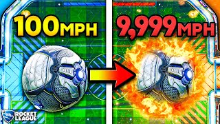 Rocket League, but the FIELD SPEEDS UP THE BALL screenshot 4