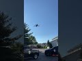 Drone demonstration at Brice Christian Academy showing  drone flying