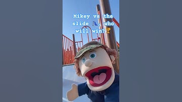 Mikey vs the slide, who will win?