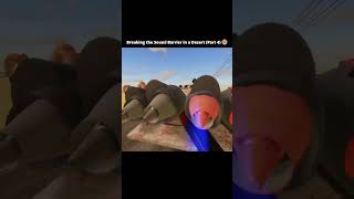 Breaking the Sound Barrier In a Desrt...Again (Part 4) 😭 #roblox #viral #gaming #fyp #xyzbca #desrt
