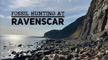 Fossil hunting at Ravenscar on the Yorkshire Jurassic Coast with @fossiliferous #fossils #ammonites