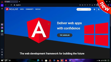 Como Instalar Angular en Windows 11/10/8/7 Crear Proyectos y Abrirlos con Visual Studio Code 2025 🅰