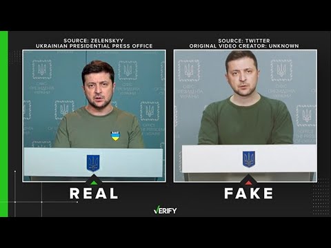 No, the video of Ukrainian President Zelenskyy urging surrender isn’t real. It’s a deepfake.