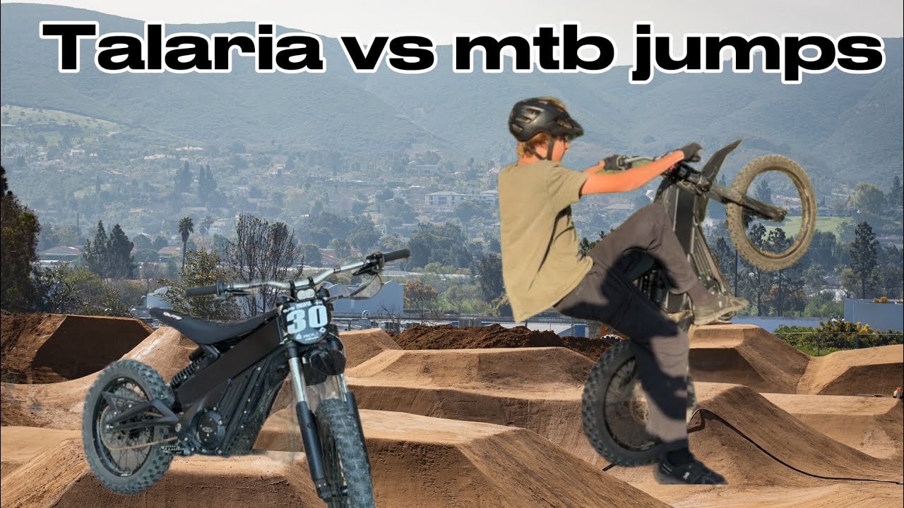 SURRON VS MTB JUMPS!!! (COPS CALLED) 