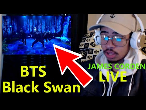 BTS - BLACK SWAN LIVE ON JAMES CORDEN (Reaction)