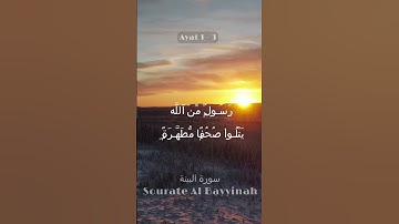 Sourate Al-Bayyina -  سورة البينة l Sheikh Saad Al Ghamdi #short