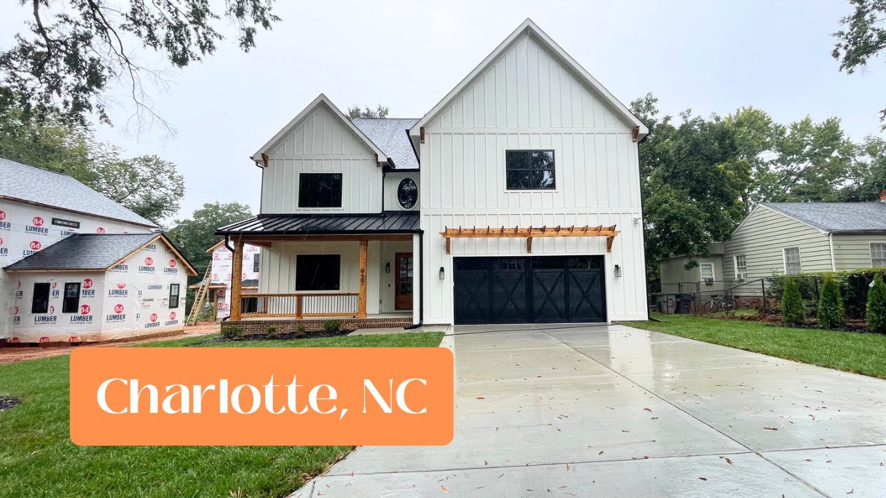 STUNNING New 5 bed 4 bath home tour 3737 Sq Ft Charlotte, NC Villa