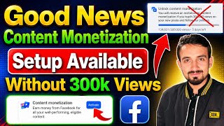 Good News - Content Monetization Setup Available - Without 300k Views