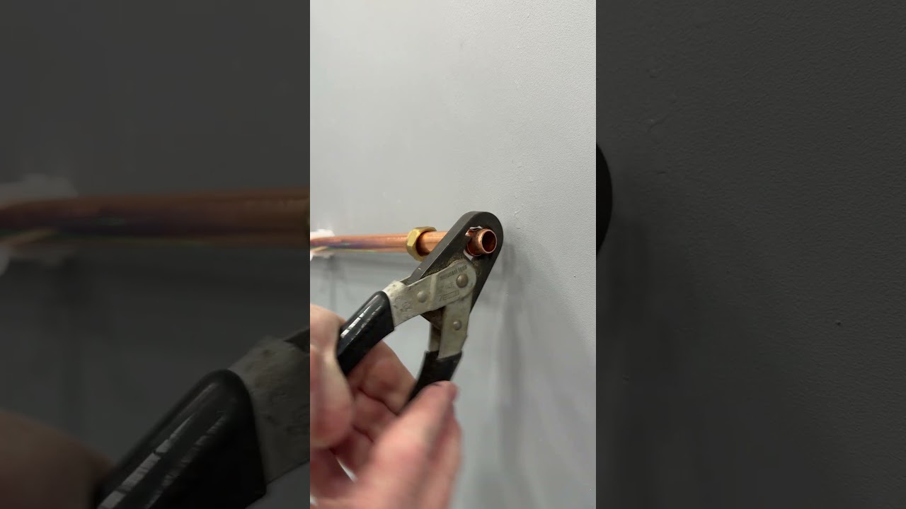 how to remove an olive from copper pipe