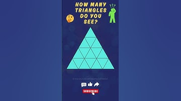 How many triangles do you see?🤔| #shorts #shortsvideo #braintest #brainteaser #iqtest #quiz #iq