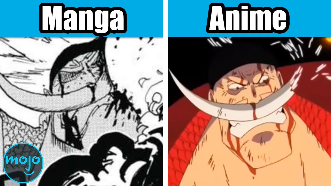 What are the differences between the One Piece anime and manga