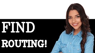 What Is Routing Number On Debit Card (2025)