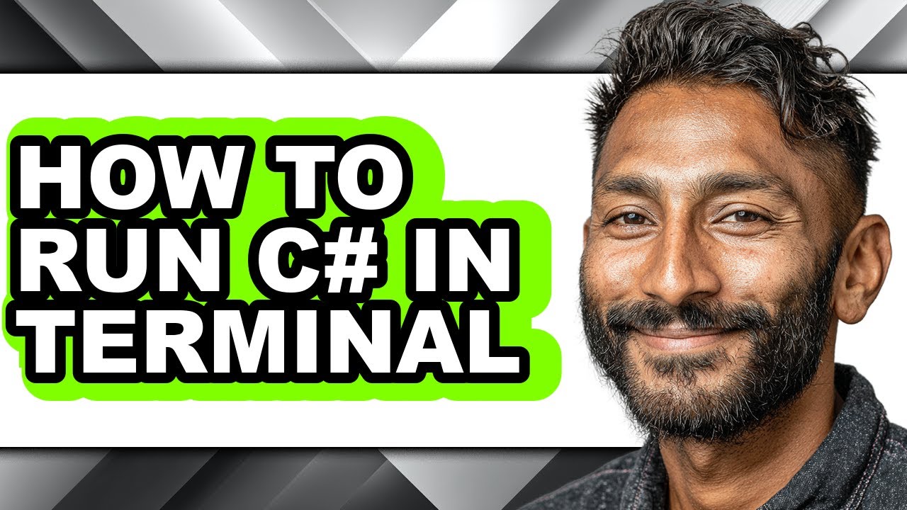 How to Run C# in Terminal (easy Method) - YouTube