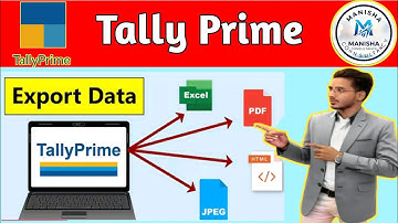 Tally Prime Data Export | Tally Prime Data Export in Excel, Pdf and Json | Tally se Data Export