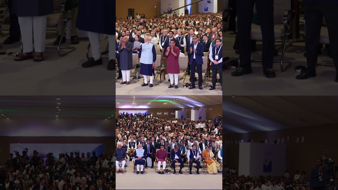 Prashant Ruia with Hon&rsquo;ble PM Shri Narendra Modi at Vibrant Gujarat Regional Conference Rajkot 2026