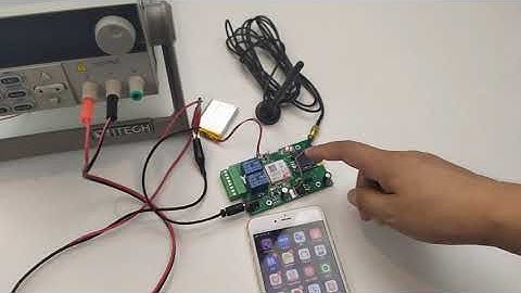 RTU5015plus gsm gate opener power failure alarm demonstration