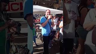 Esteban, del Hospital Garrahan, en la Marcha por el Día de la Discapacidad 03/12/25