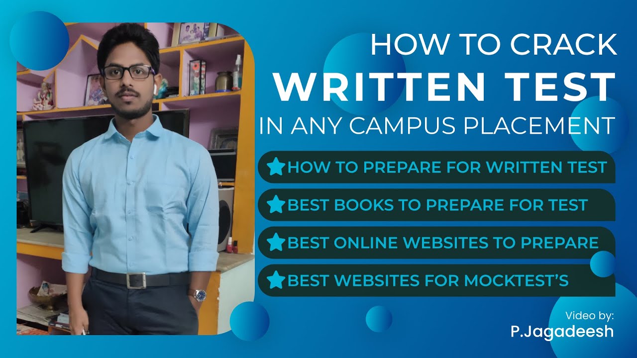 HOW TO CRACK WRITTEN TEST IN CAMPUS PLACEMENTS | PLACEMENT PREPARATION ...