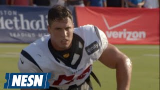 Brian Cushing Lays Out Alfred Blue In Hard Knocks
