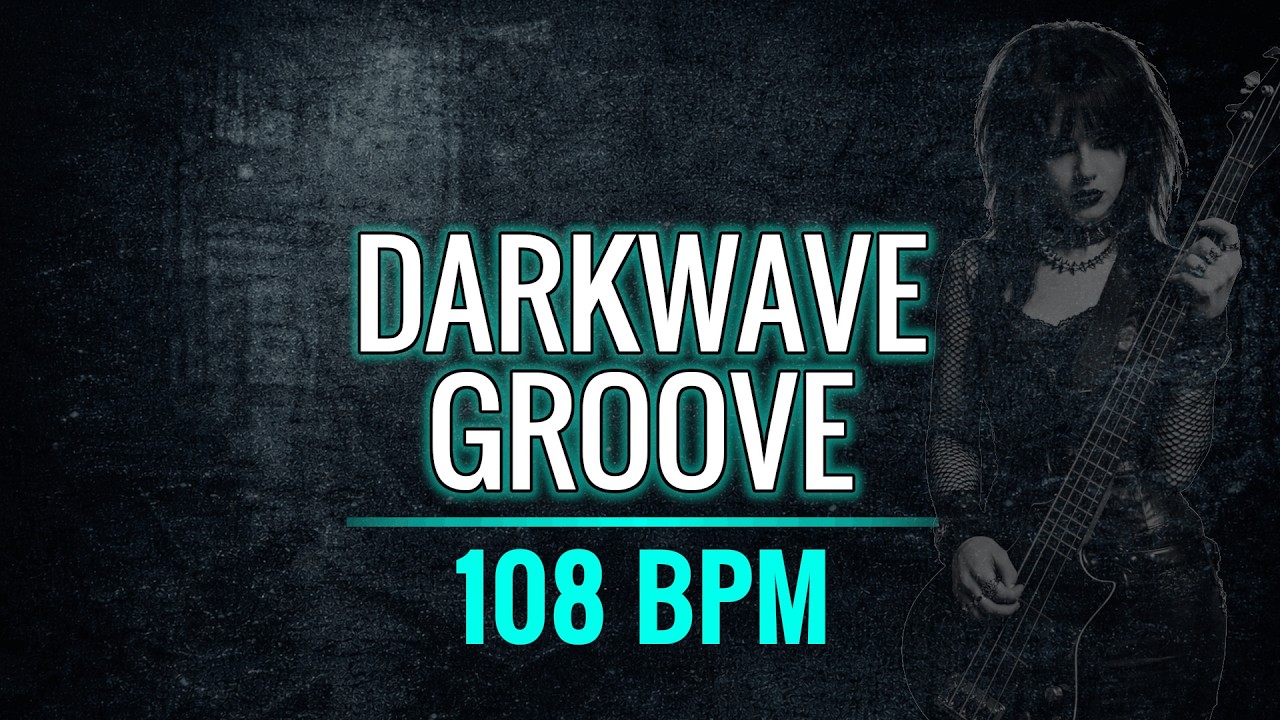 Darkwave Drum Backing Track – 108 BPM – Minimal Coldwave Groove