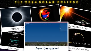 the total solar eclipse of april 8, 2024 from carrollton, oh