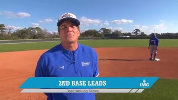 Baserunning Drills - 2nd Base Leads - Baserunning Series by the IMG Academy Baseball (5/6)
