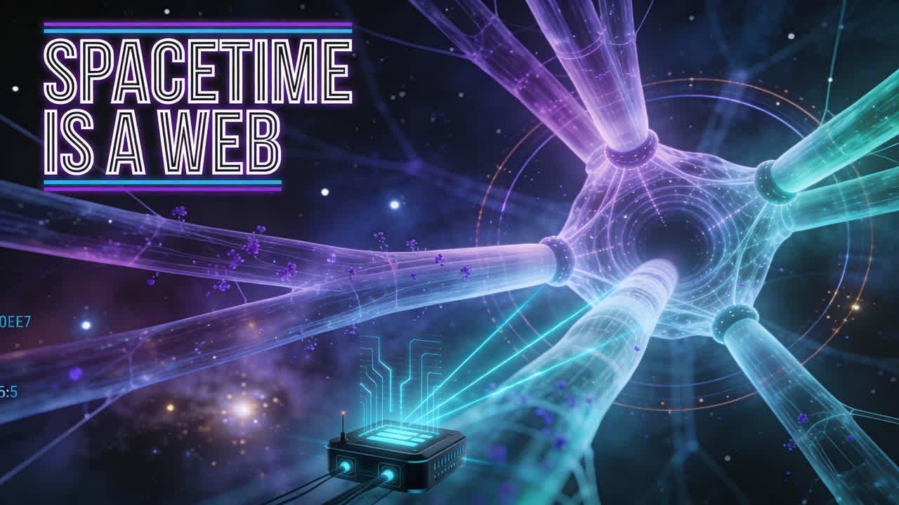 The EREPR Proposal Spacetime is Built from Quantum Links | Watcher | Early Universe | Entangled Dawn