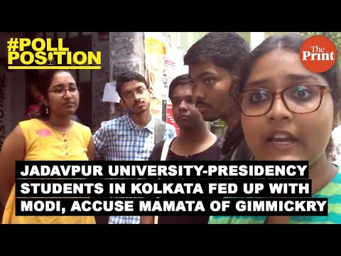 Jadavpur University-Presidency College students fed up with Modi, accuse Mamata of gimmickry