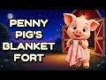 Penny Pig's Blanket Fort | Bedtime Story for Kids #Shorts