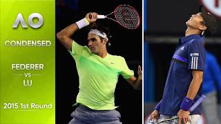 2015 Australian Open 1st Round | Federer vs Lu | Condensed