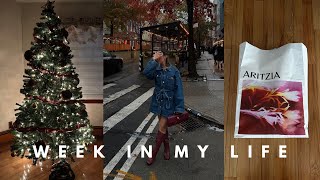 WEEK IN MY LIFE living in nyc aritzia sephora hauls etc