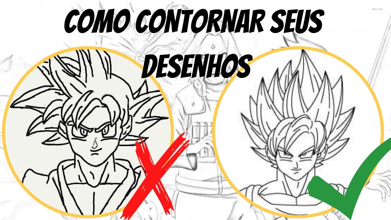 Aula de Desenho - Como Contornar seus Desnhos - Aula Grátis - YouTube