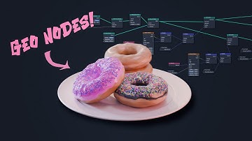 Intro to Geometry Nodes In Blender! | Procedural Donut Tutorial